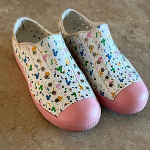 Disney Multicolor Kids Sneakers with Pink Soles